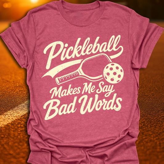 Bad Words Vintage Pickleball T-Shirt