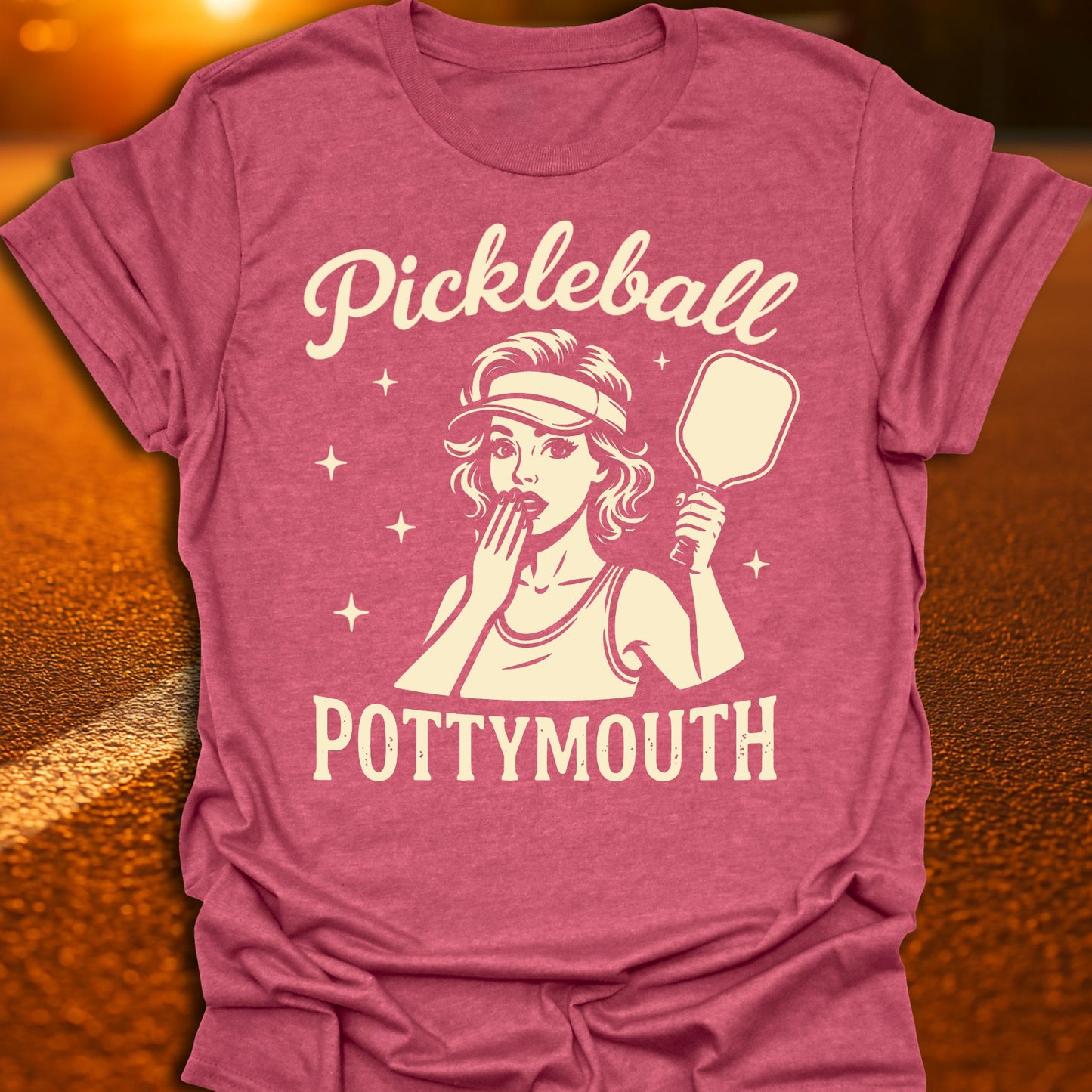 Pickleball Pottymouth Vintage T-Shirt