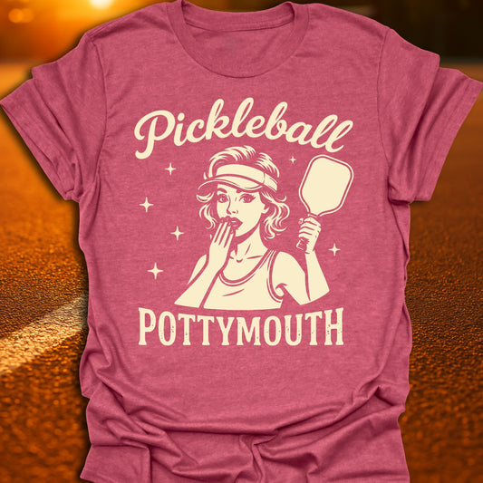 Pickleball Pottymouth Vintage T-Shirt