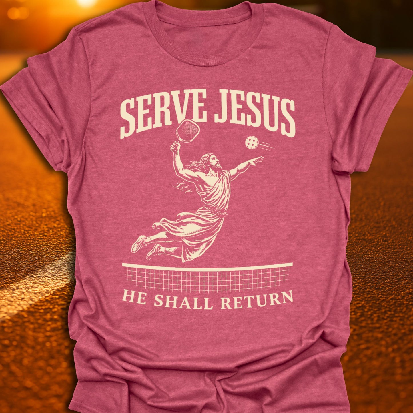 Serve Jesus Pickleball T-Shirt
