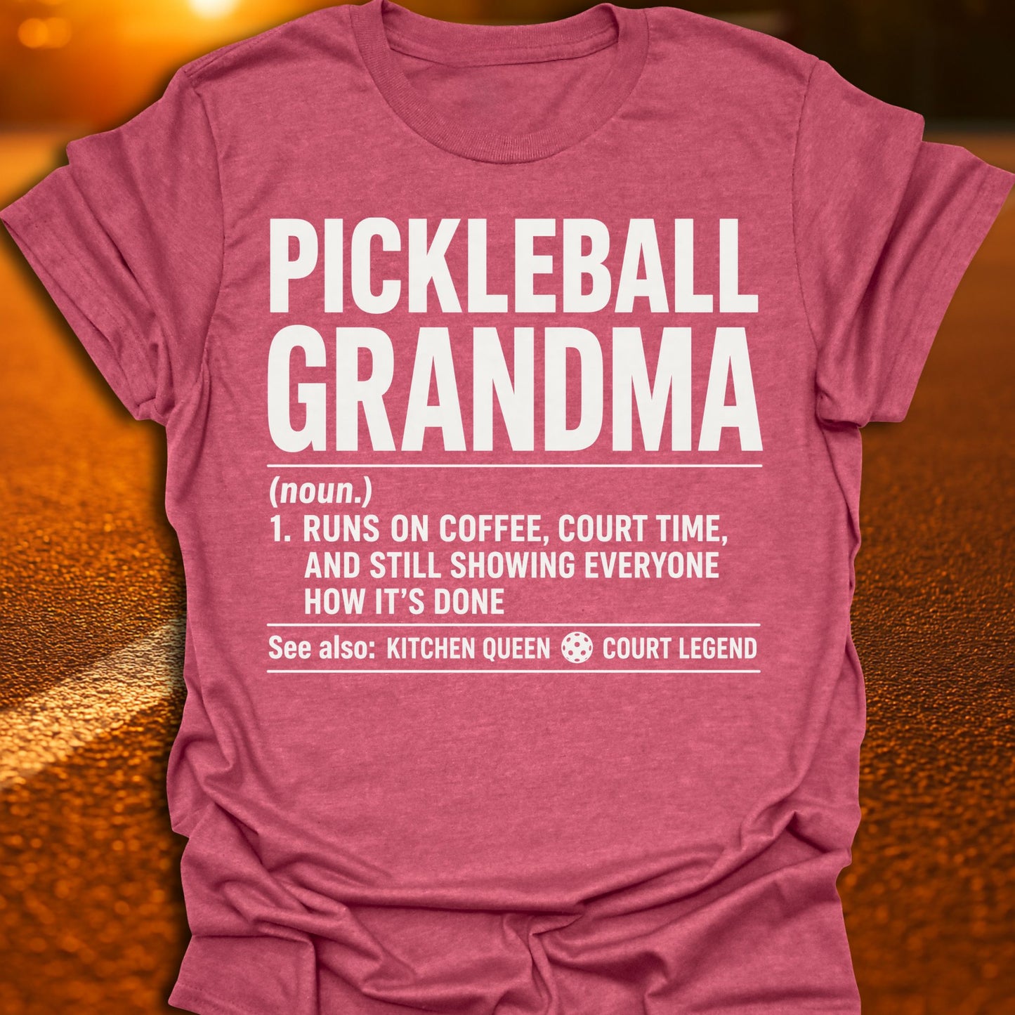 Pickleball Grandma Definition T-Shirt