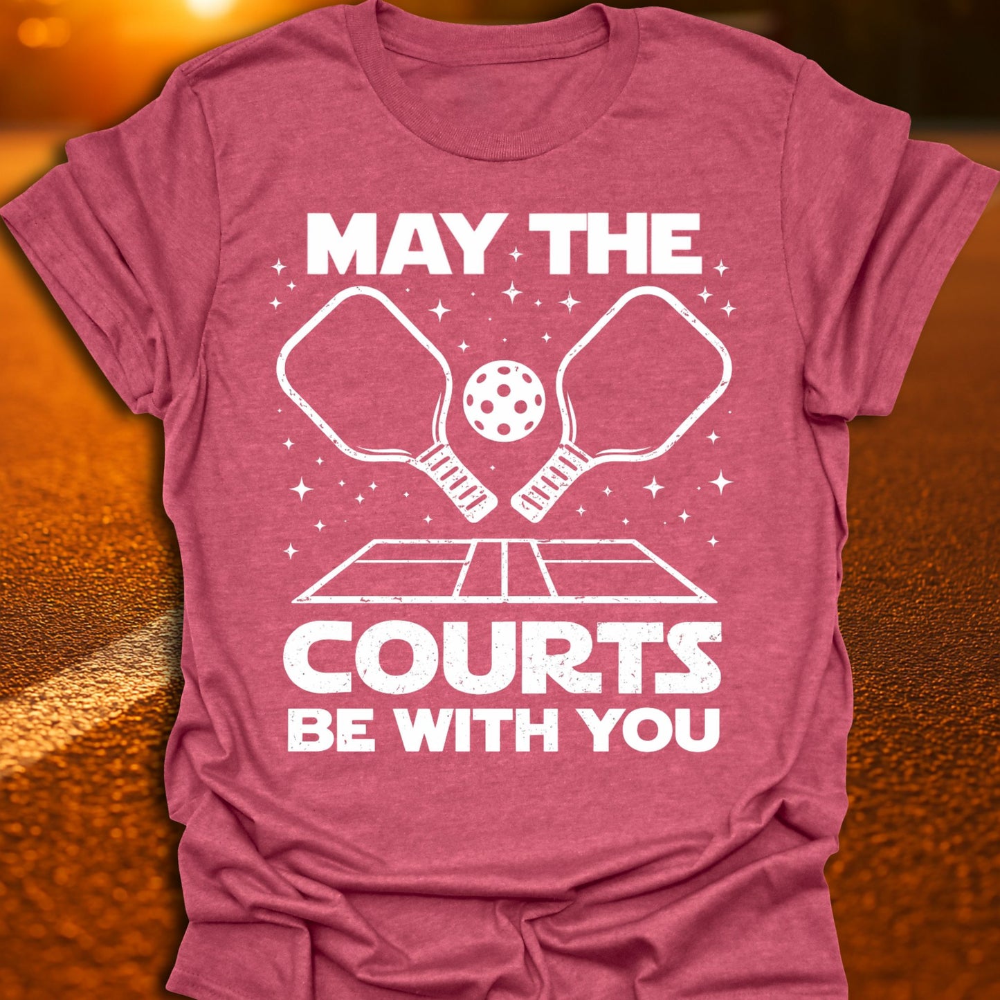 May The Courts Be With You Pickleball T-Shirt