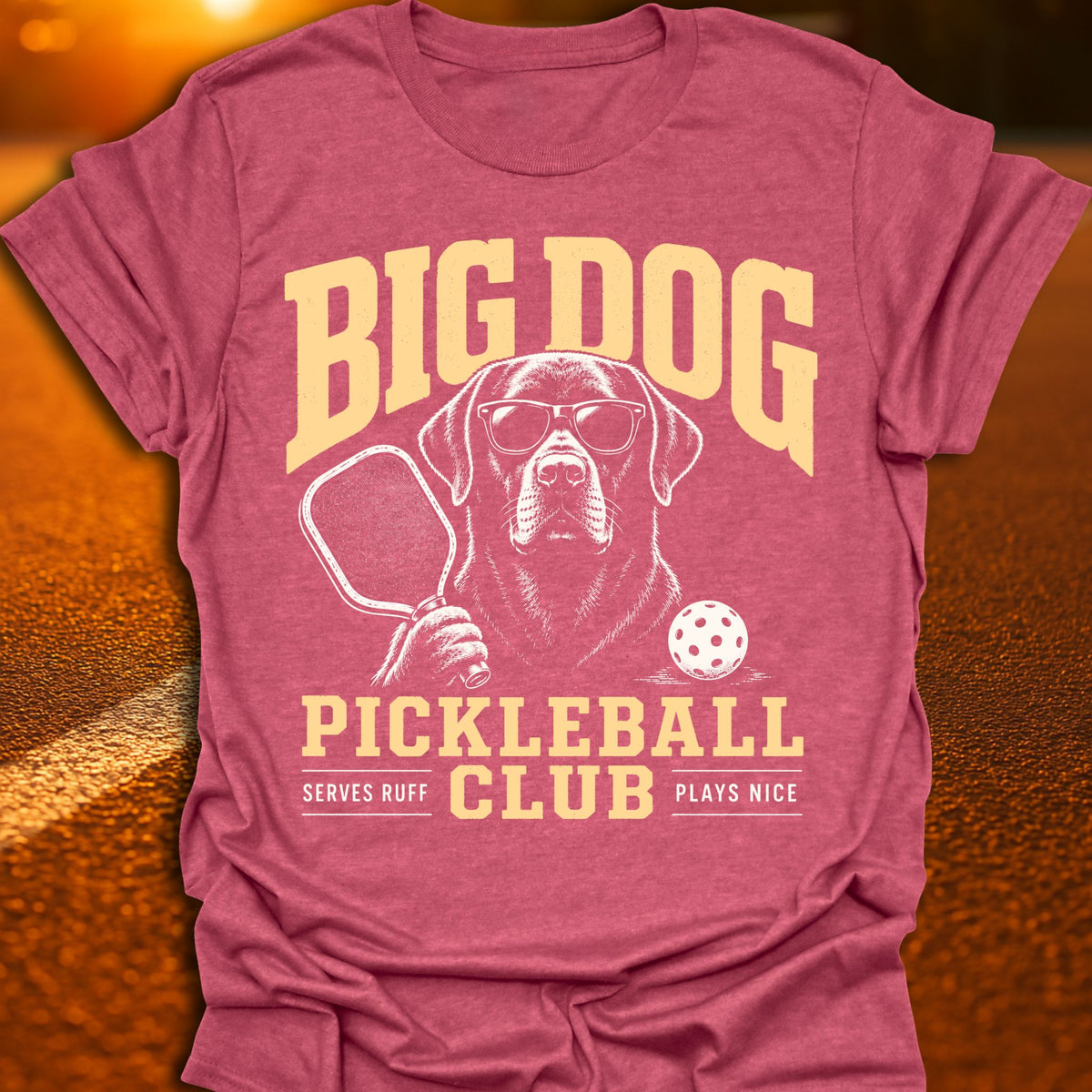 Big Dog Pickleball Club T-Shirt