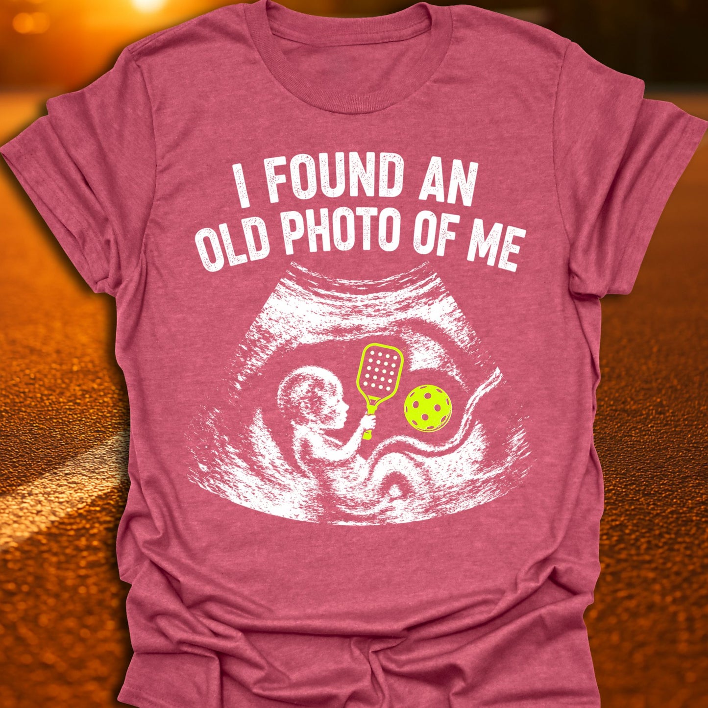 Old Photo Pickleball T-Shirt