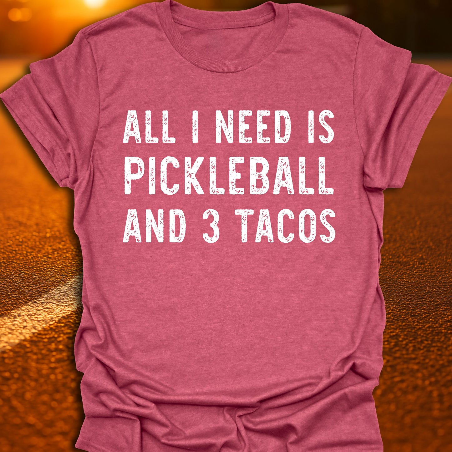 3 Tacos Pickleball T-Shirt