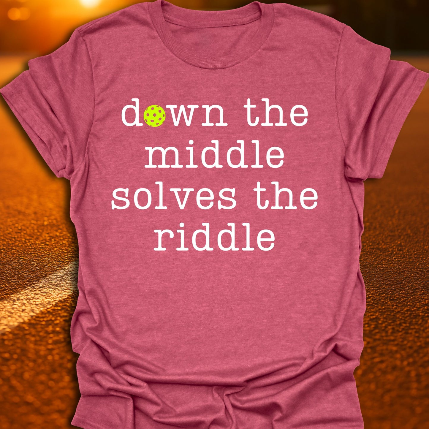 Down The Middle Pickleball T-Shirt