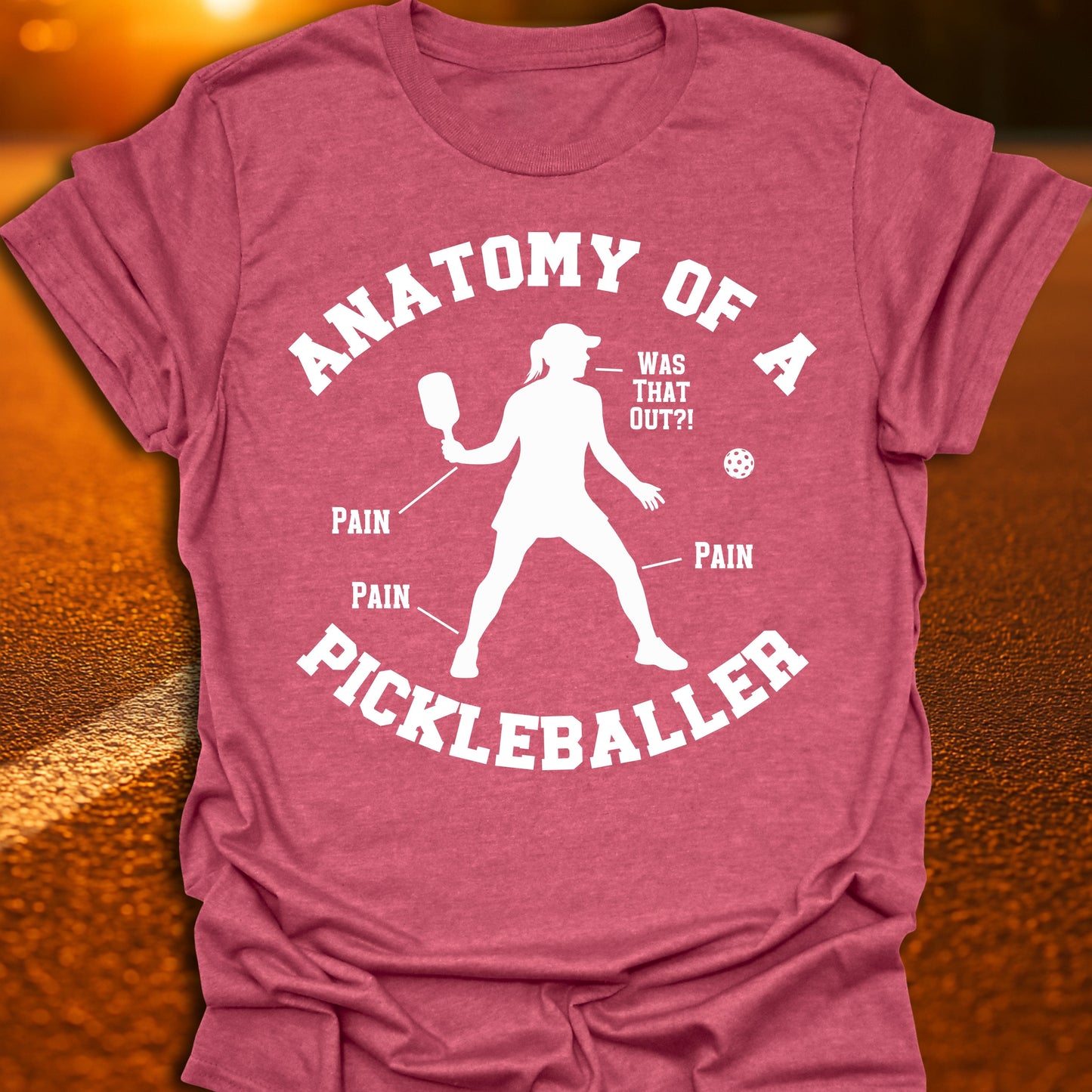 Anatomy Of A Pickleballer T-Shirt