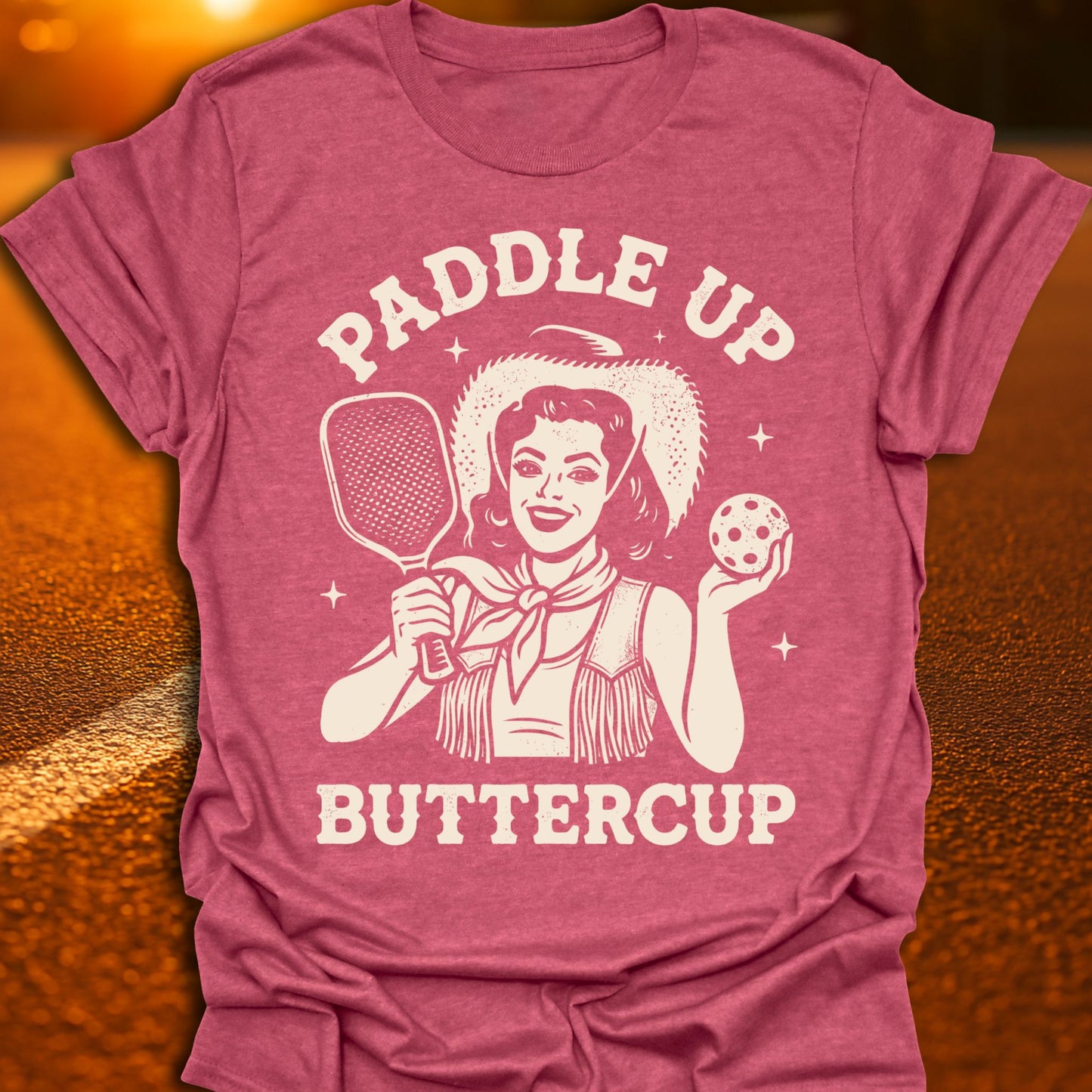 Paddle Up Buttercup Pickleball T-Shirt