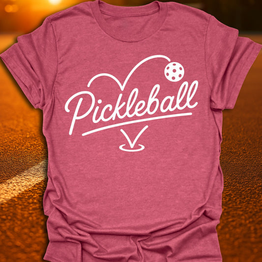 Pickleball Heart T-Shirt