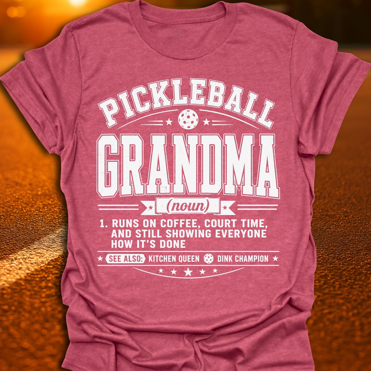 Pickleball Grandma Definition T-Shirt
