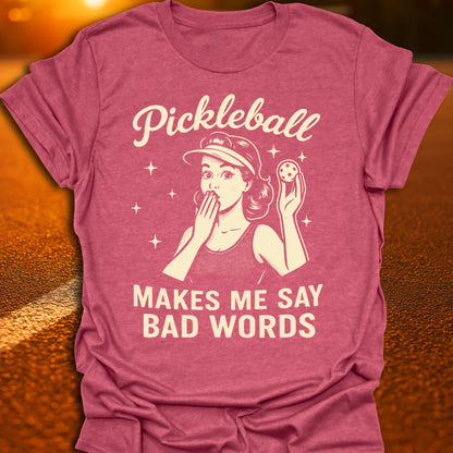Bad Words Vintage Pickleball T-Shirt
