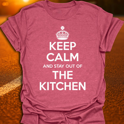 Keep Calm And Stay Out Of The Kitchen Pickleball T-Shirt