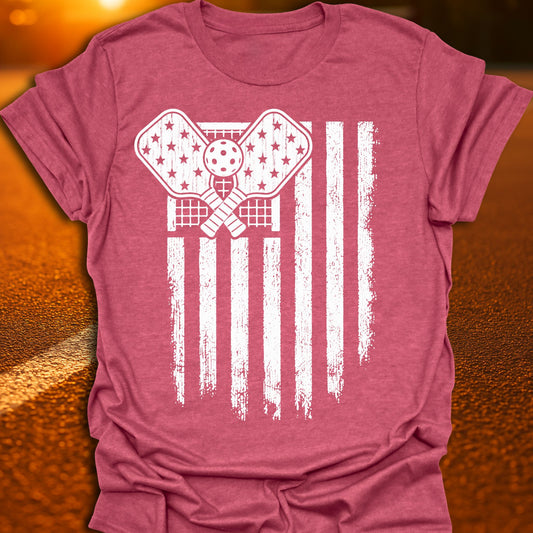 Patriot Pickleball Flag T-Shirt
