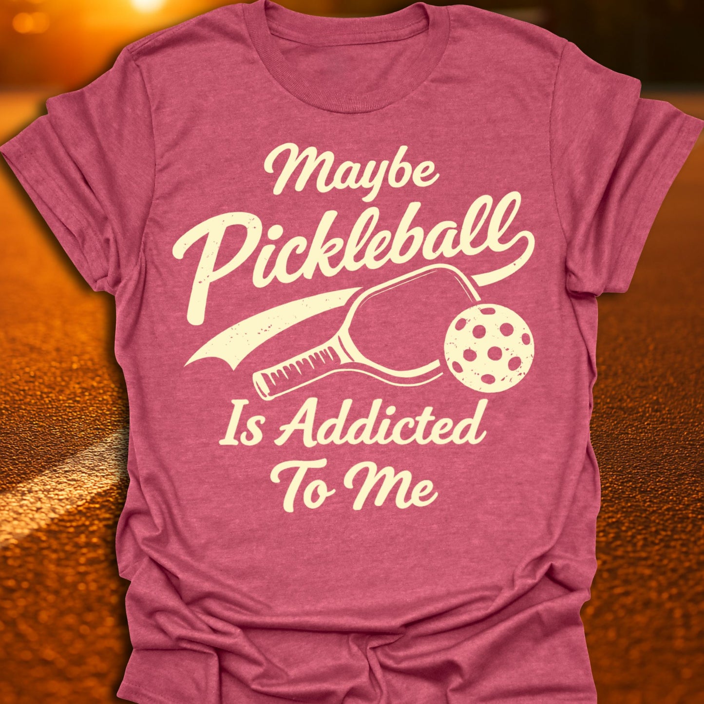 Addicted To Me Vintage Pickleball T-Shirt