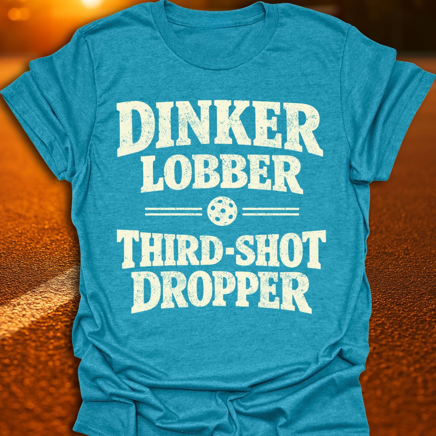 Dinker Lobber Third-Shot Dropper Pickleball T-Shirt