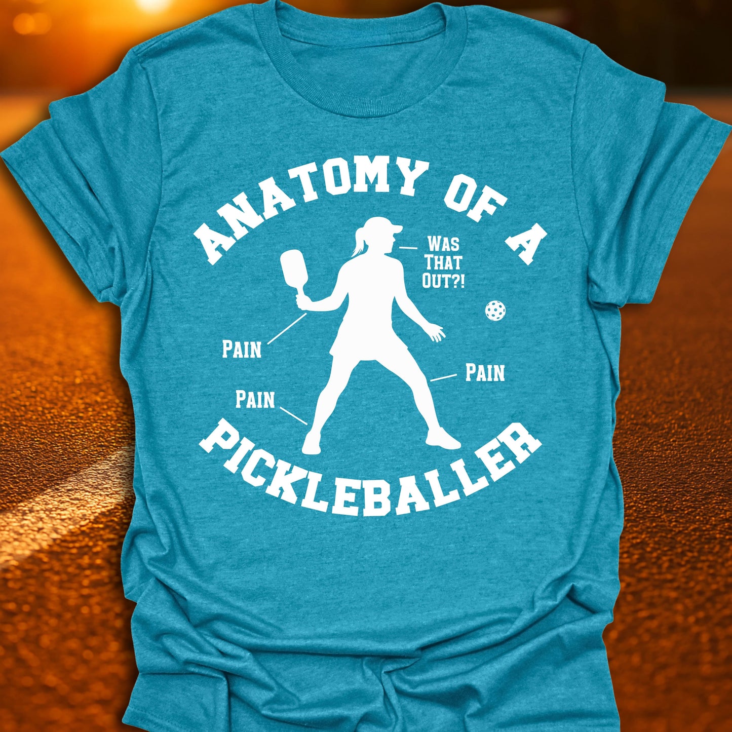 Anatomy Of A Pickleballer T-Shirt