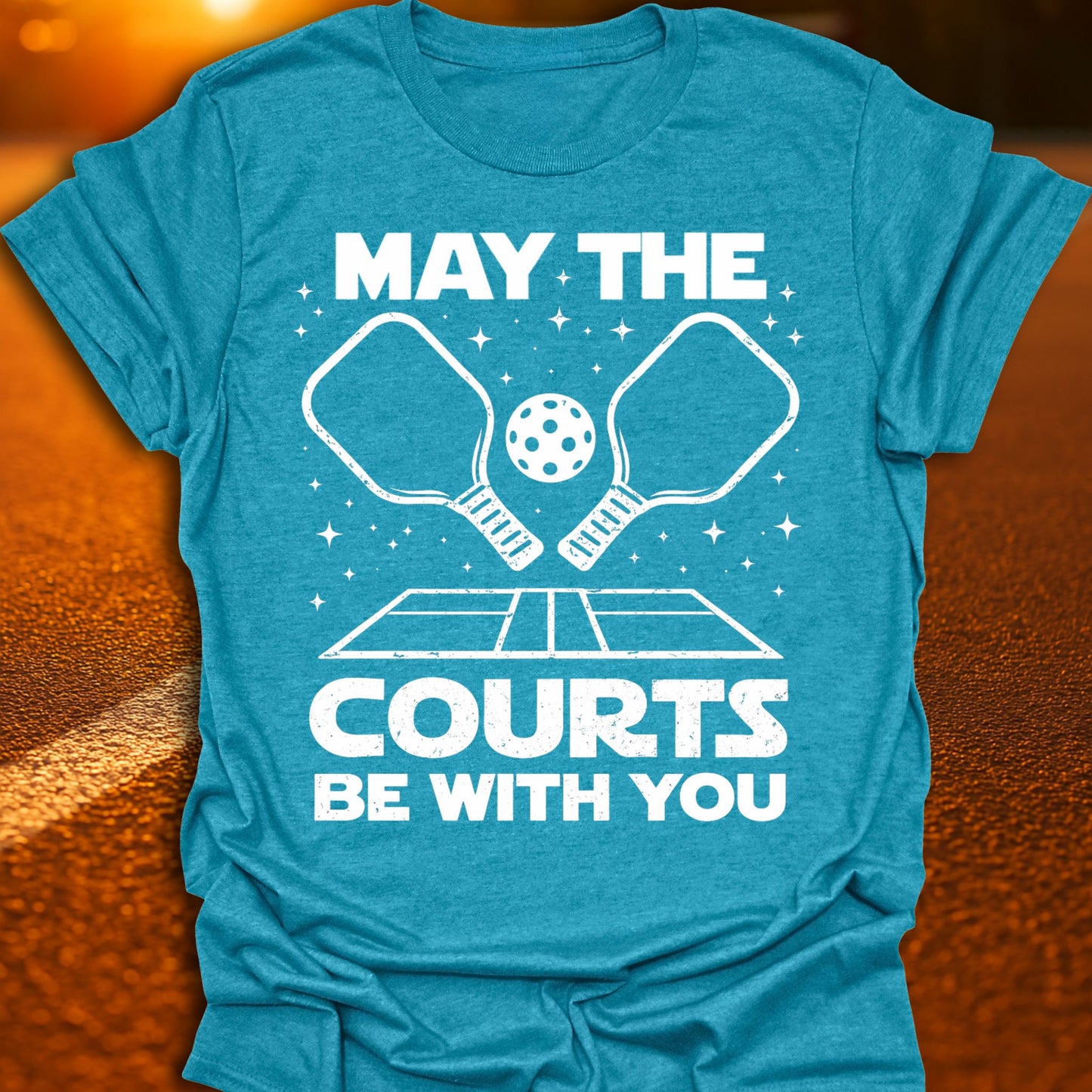 May The Courts Be With You Pickleball T-Shirt