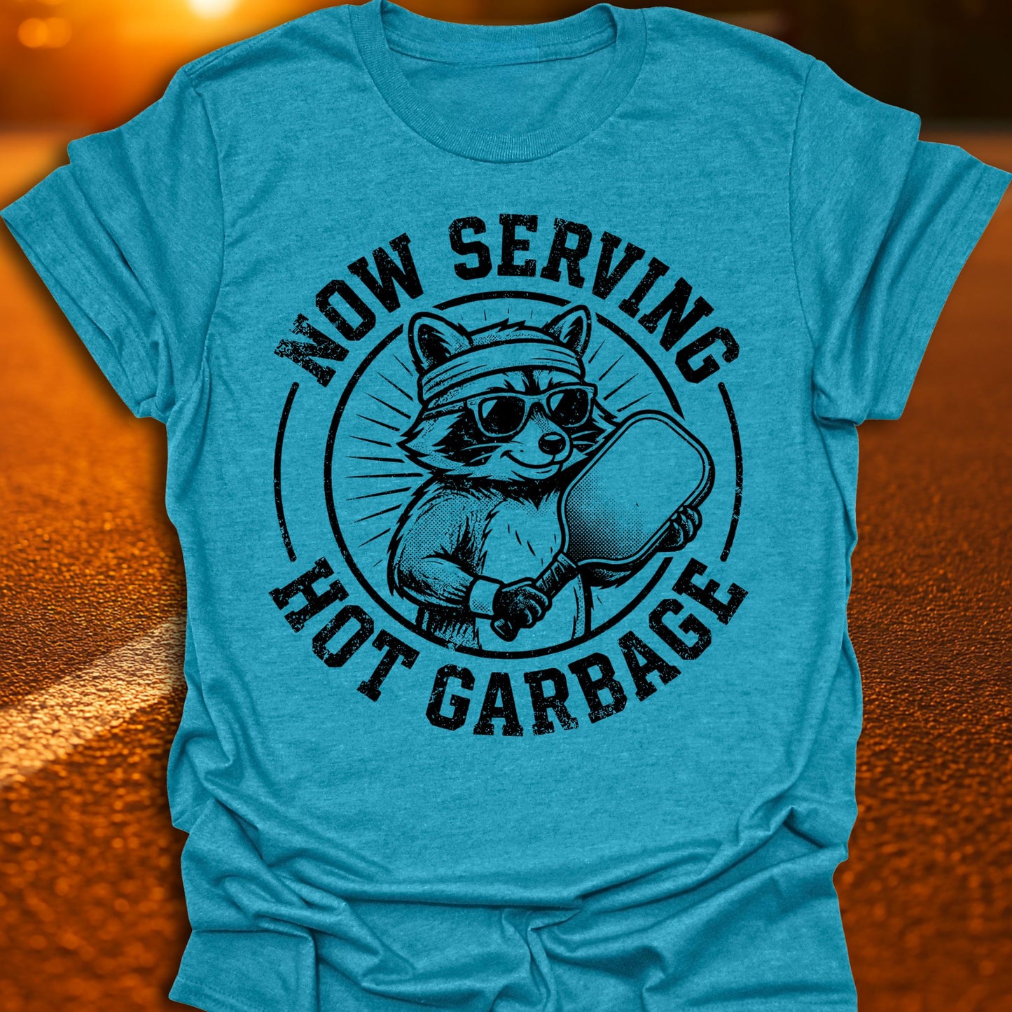 Now Serving Hot Garbage Pickleball T-Shirt