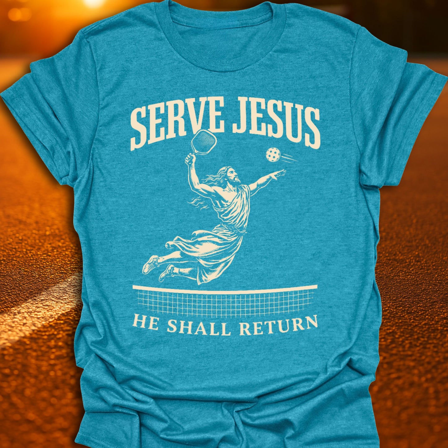 Serve Jesus Pickleball T-Shirt