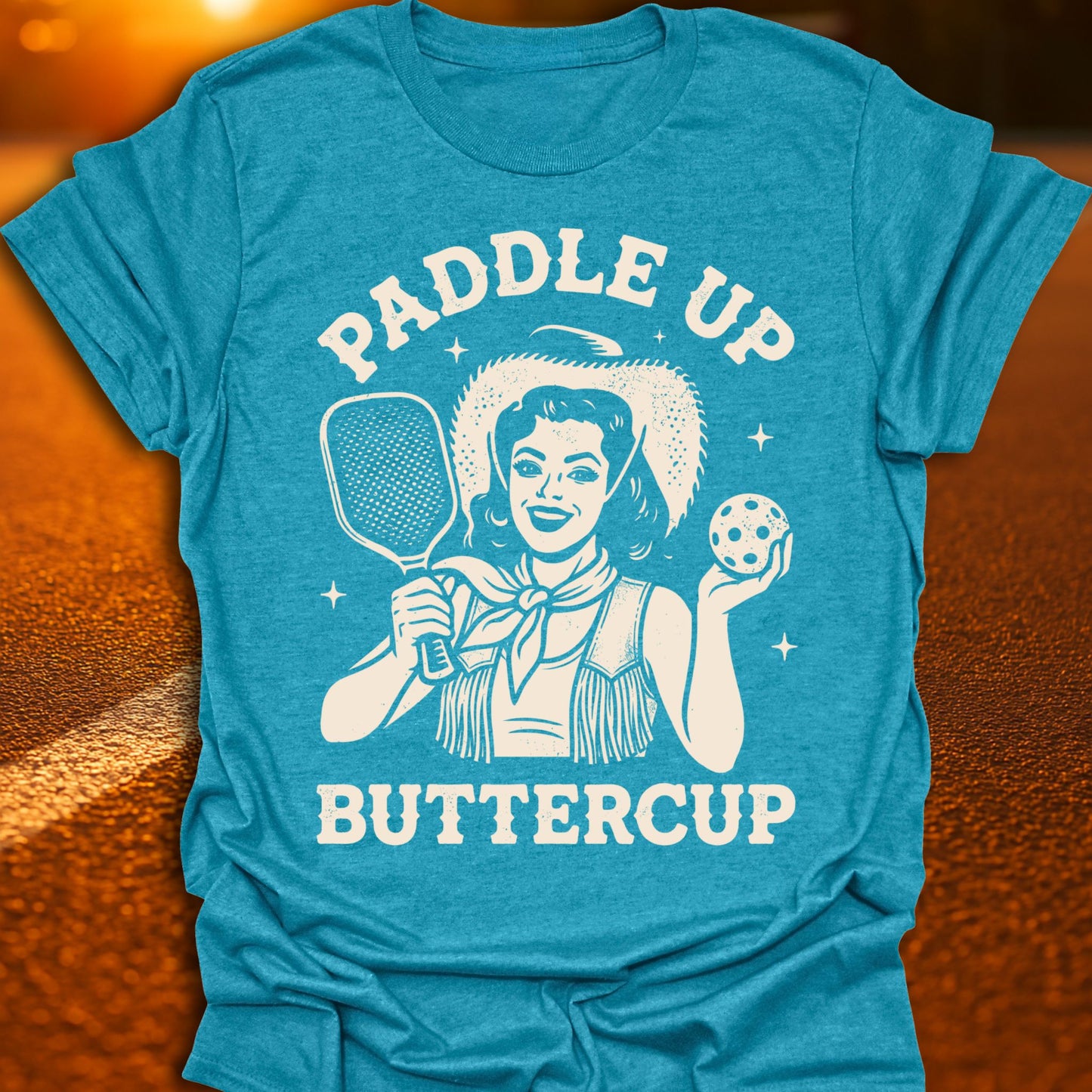 Paddle Up Buttercup Pickleball T-Shirt