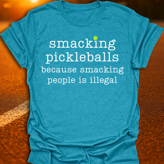 Smacking Pickleballs T-Shirt
