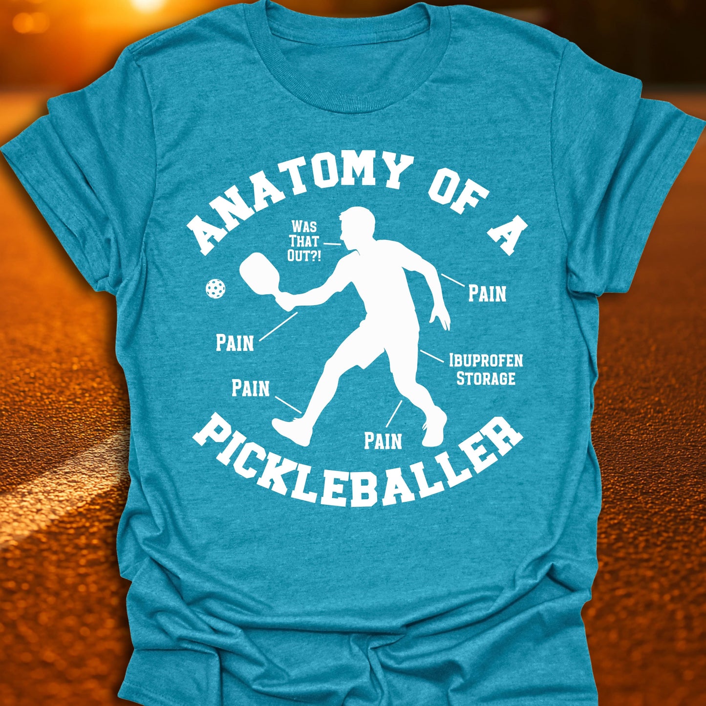 Anatomy Of A Pickleballer T-Shirt