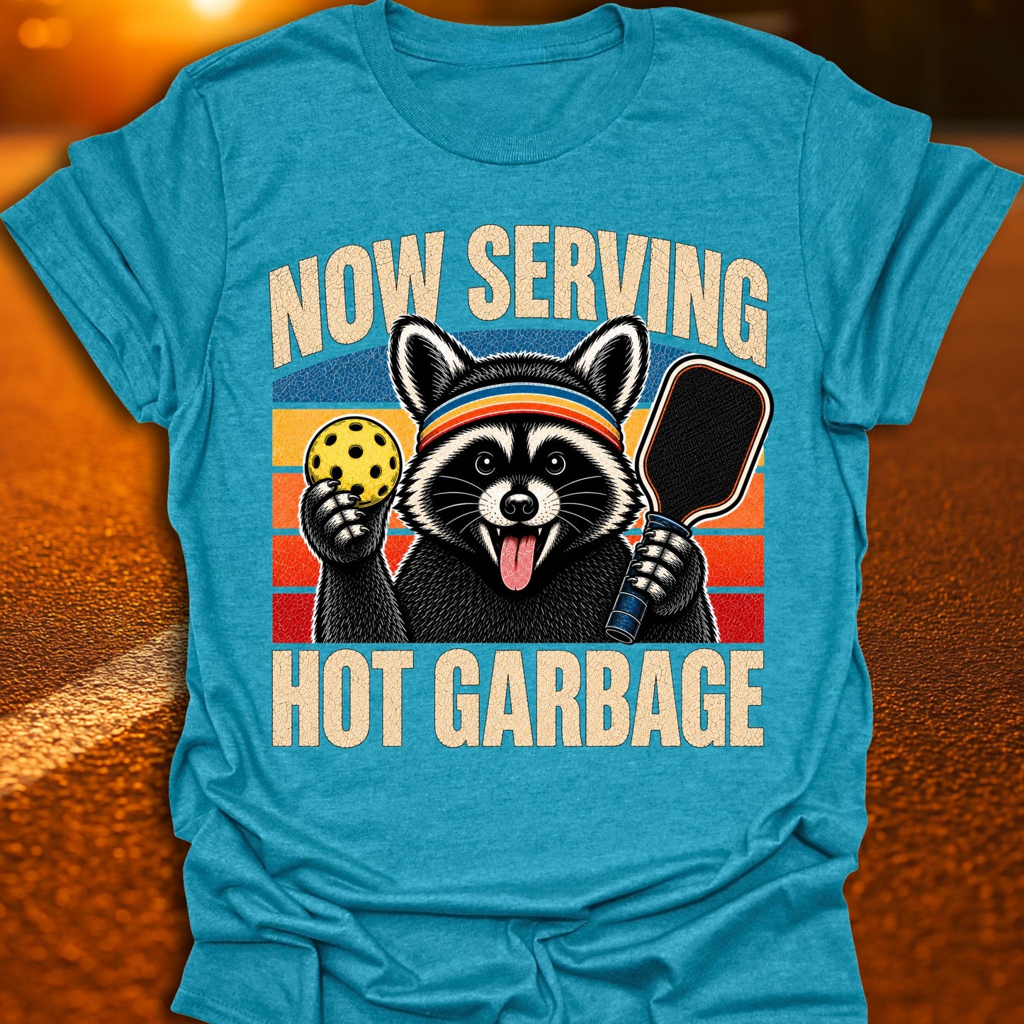 Now Serving Hot Garbage Pickleball T-Shirt
