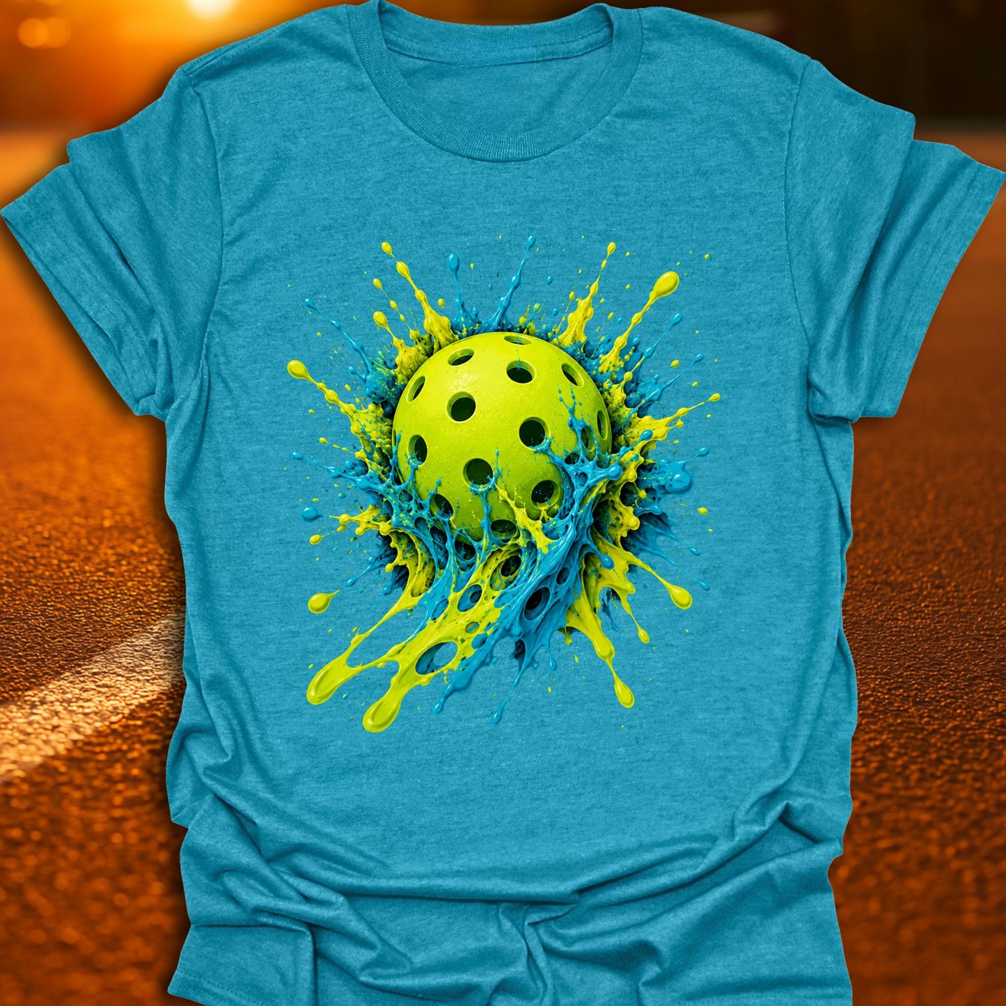 Paint Splash Pickleball T-Shirt