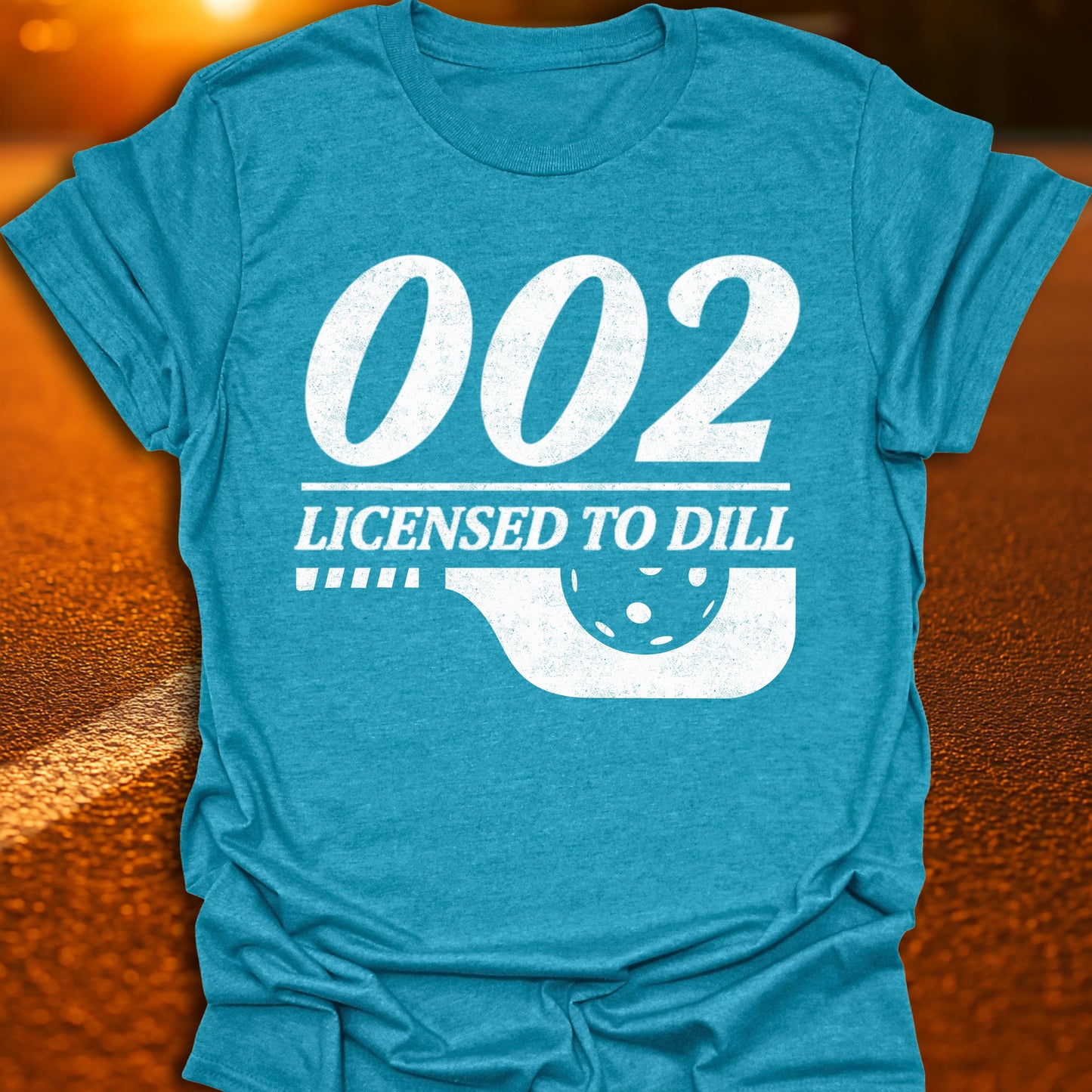 002 Licensed To Dill Pickleball T-Shirt