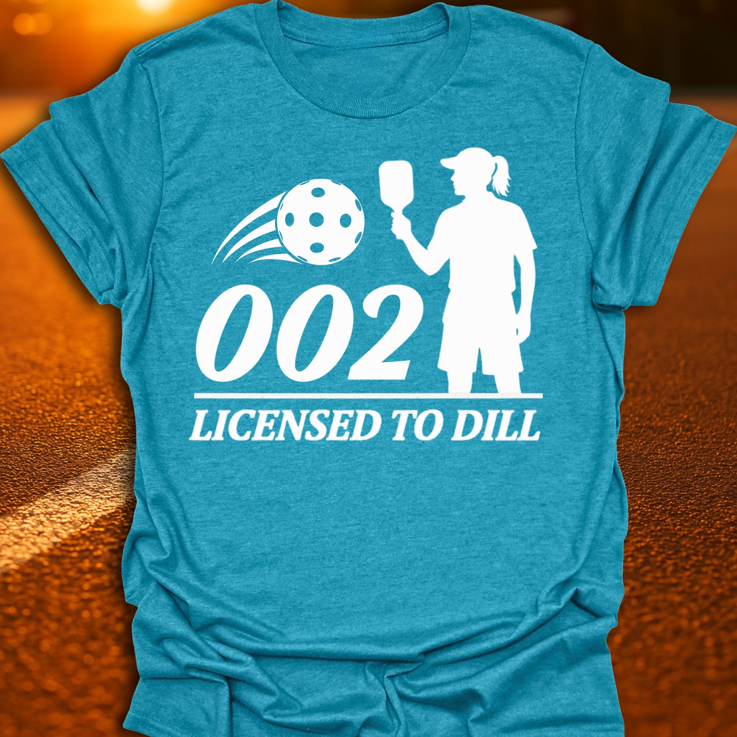 002 Licensed To Dill (Women's) Pickleball T-Shirt