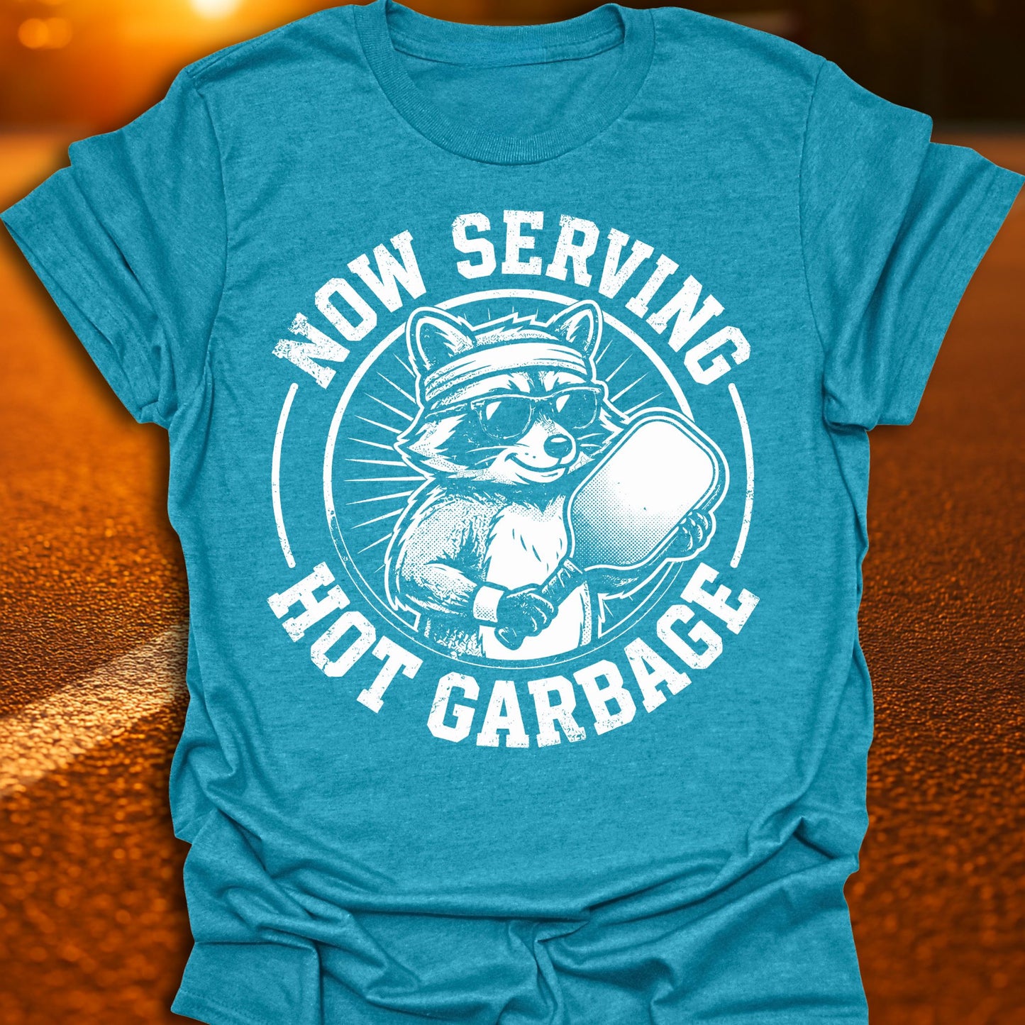 Now Serving Hot Garbage Pickleball T-Shirt