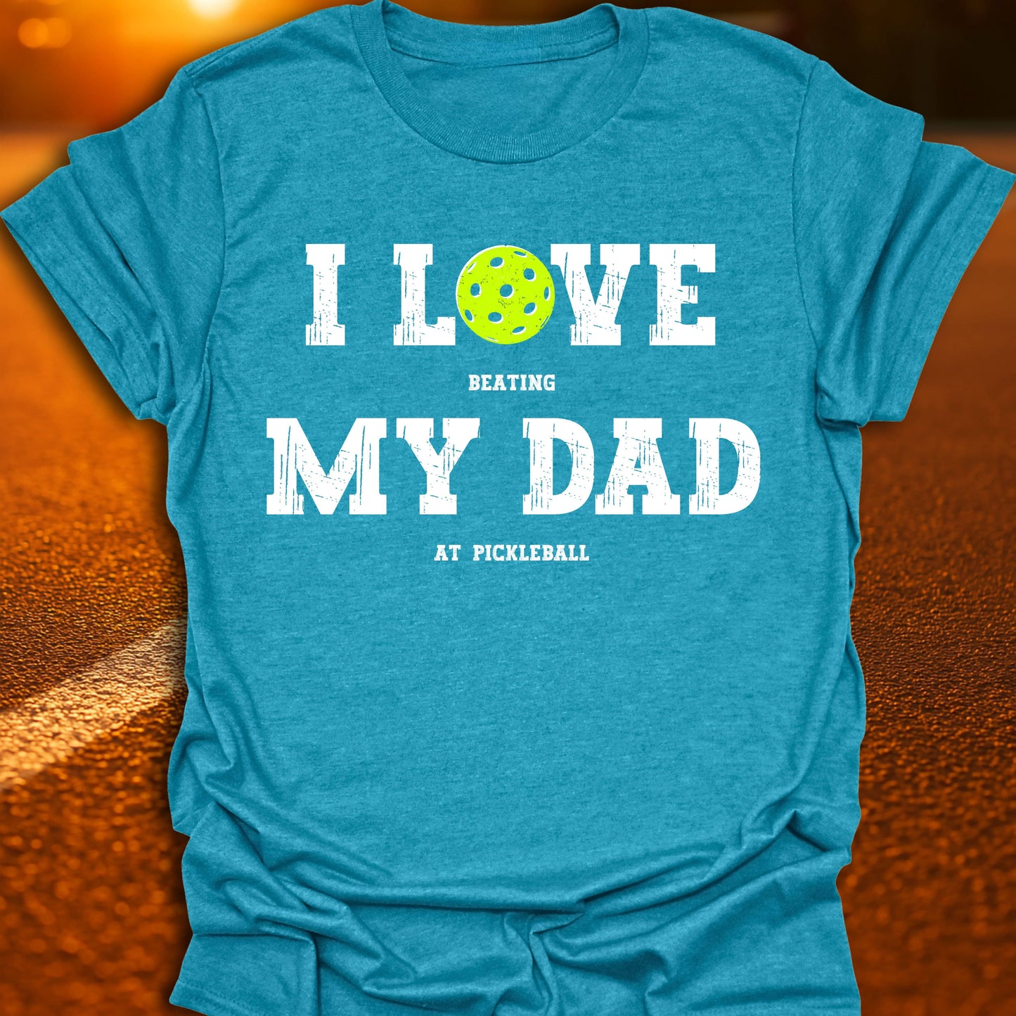 I Love My Dad Pickleball T-Shirt