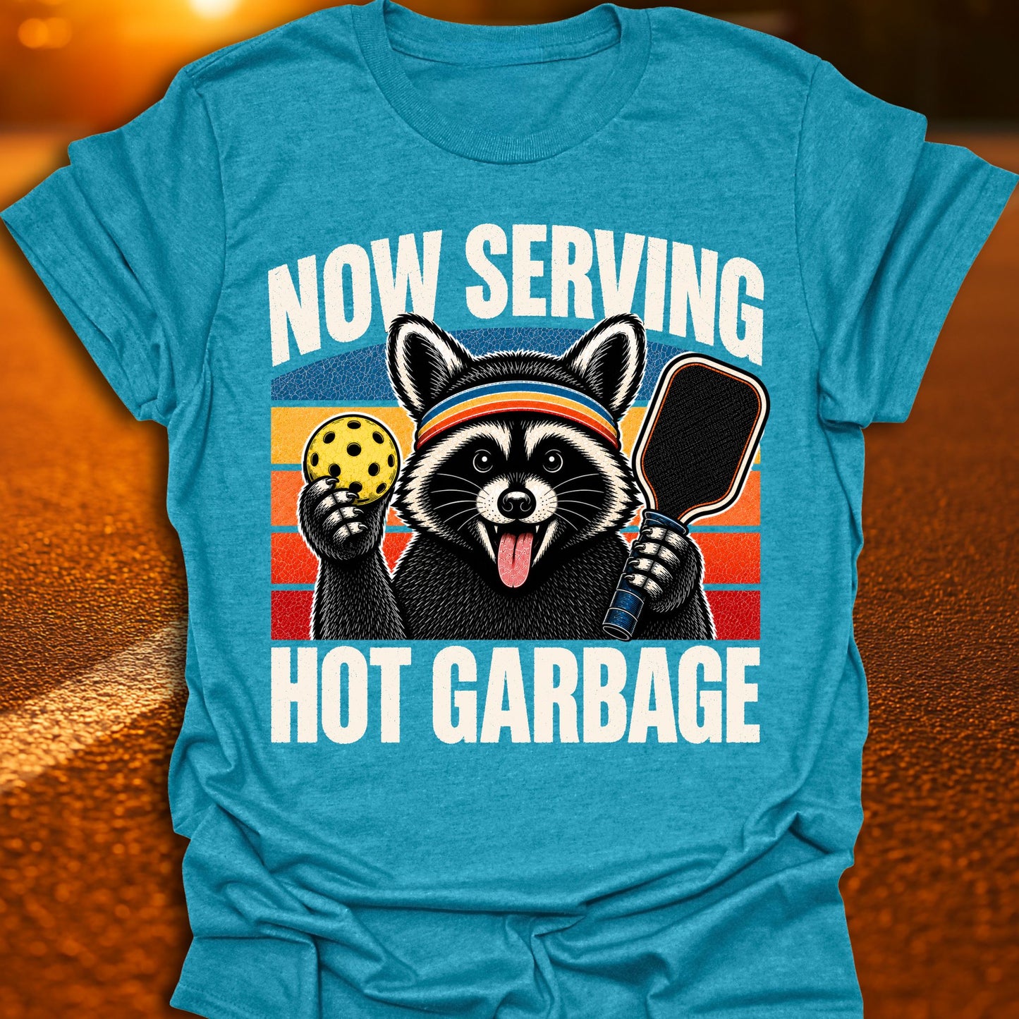 Now Serving Hot Garbage Pickleball T-Shirt