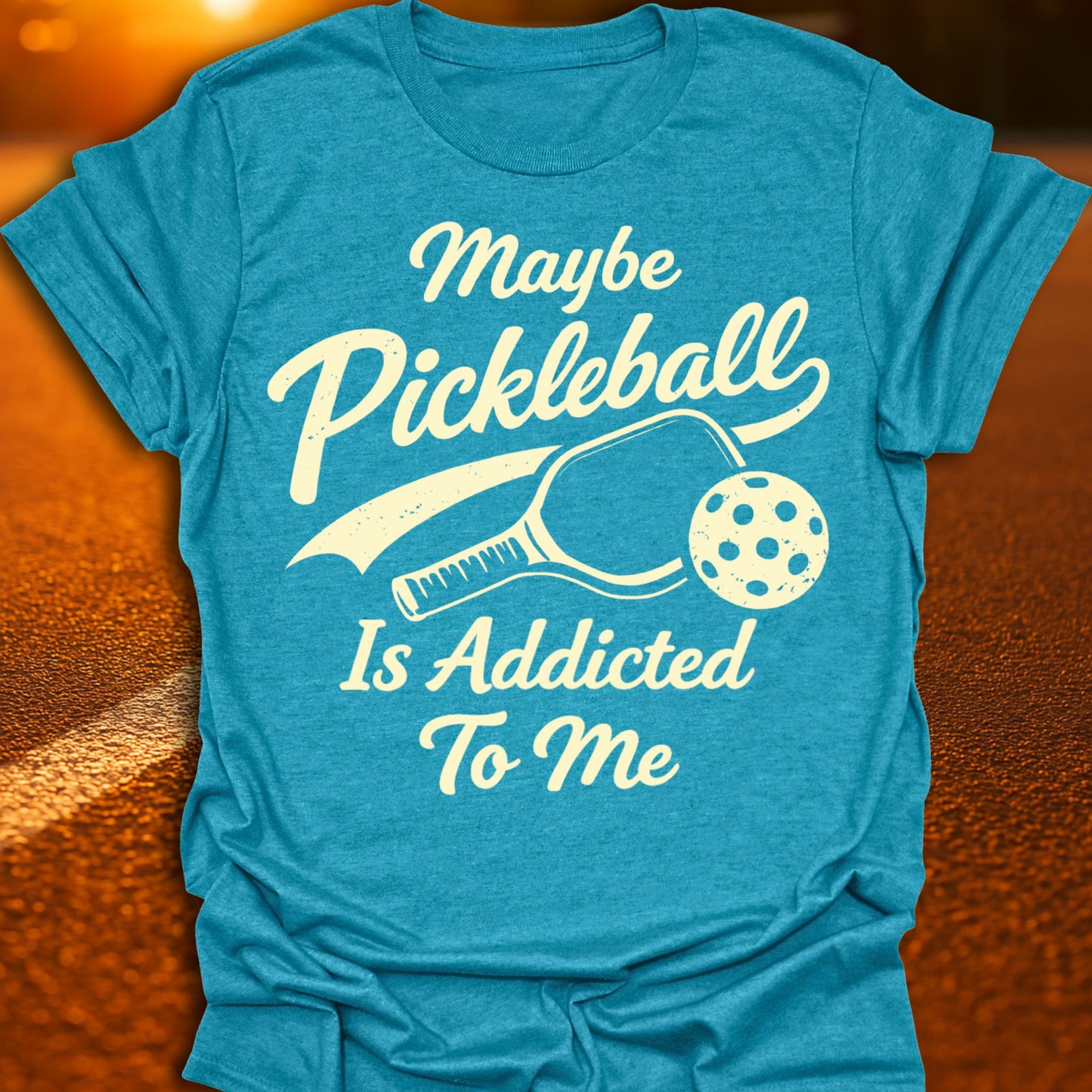 Addicted To Me Vintage Pickleball T-Shirt