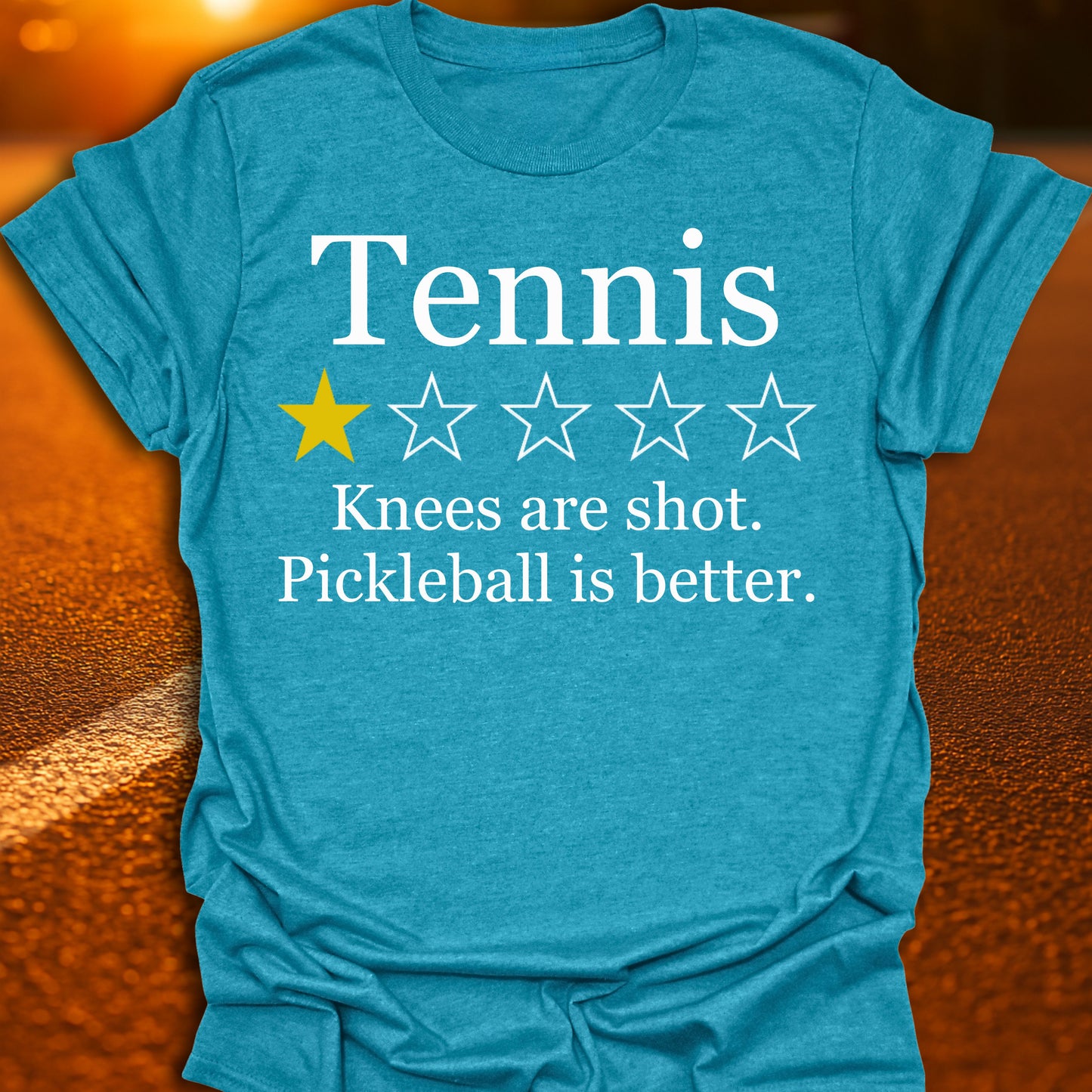 1 Star Tennis Pickleball T-Shirt