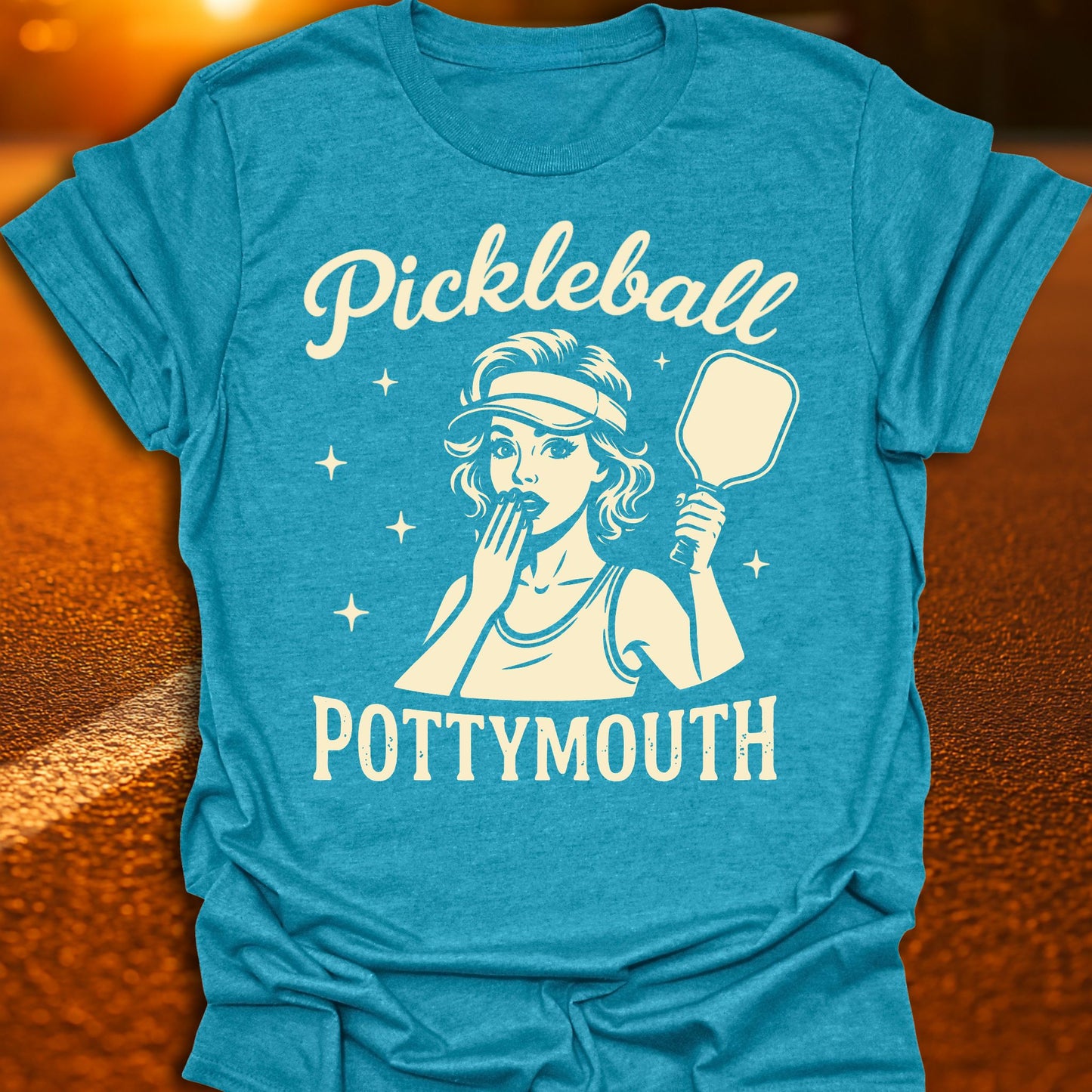 Pickleball Pottymouth Vintage T-Shirt