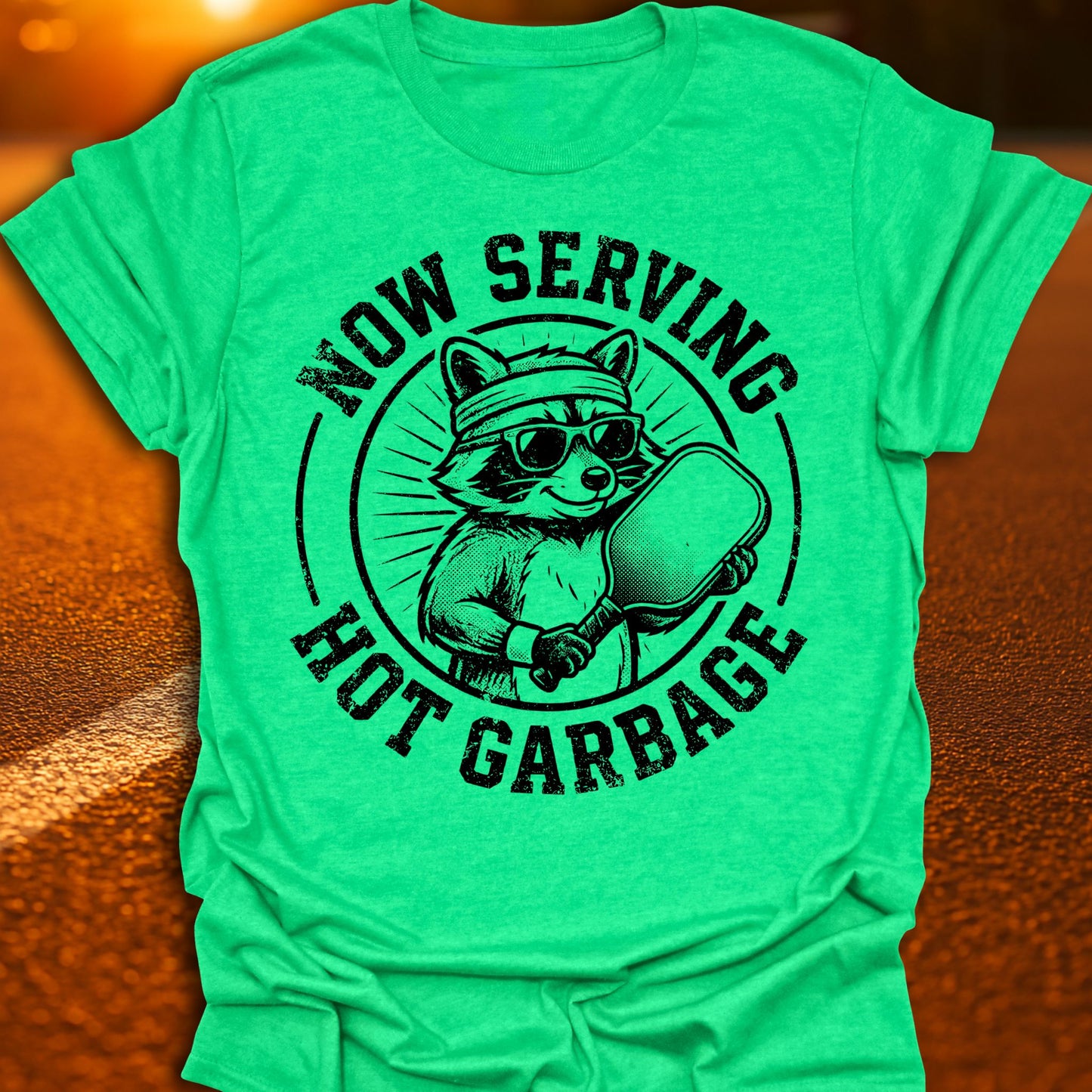 Now Serving Hot Garbage Pickleball T-Shirt