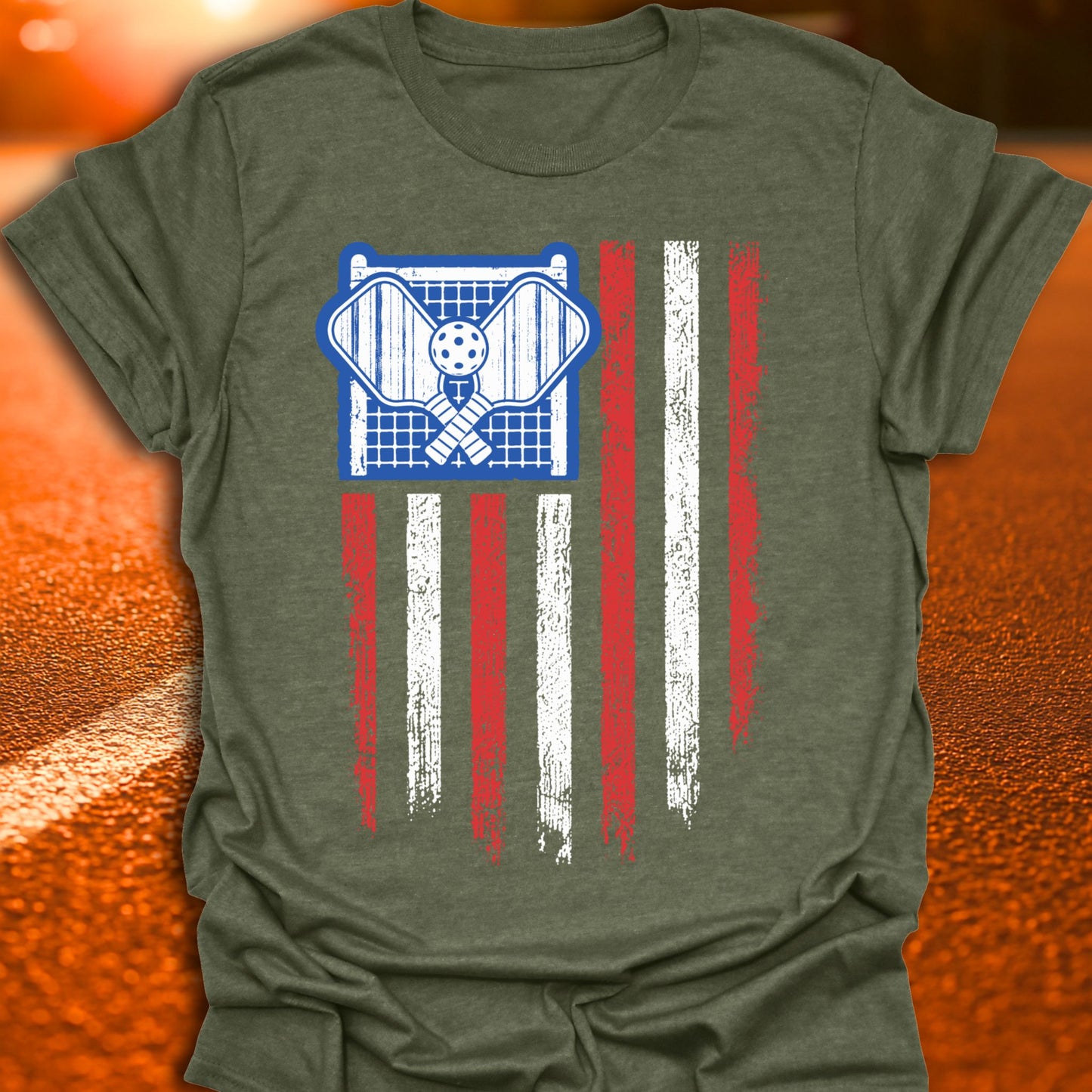 Patriot Pickleball Flag T-Shirt
