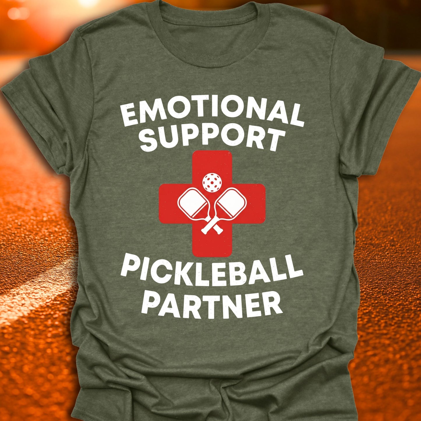 Emotional Support Pickleball Partner T-Shirt