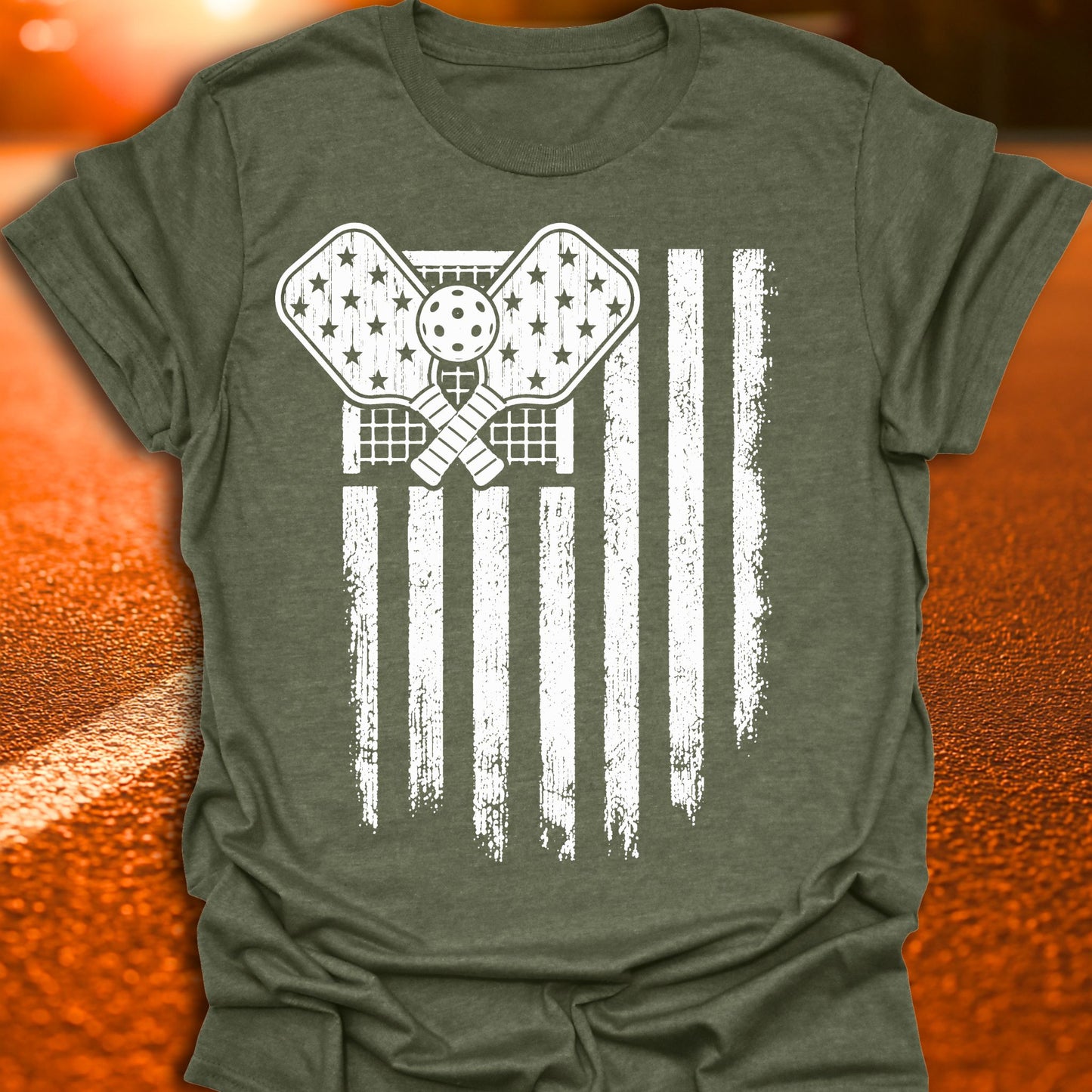 Patriot Pickleball Flag T-Shirt