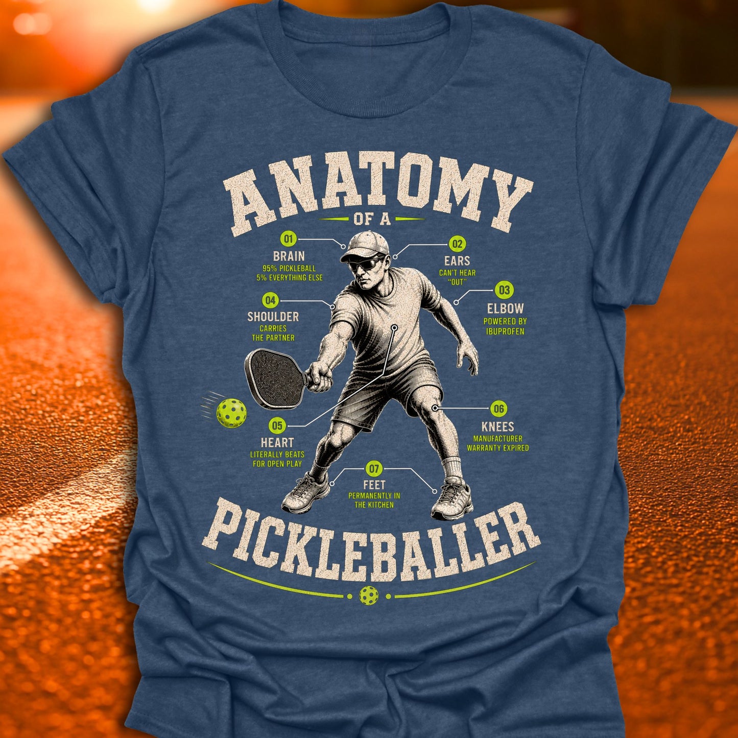 Anatomy Pickleball T-Shirt