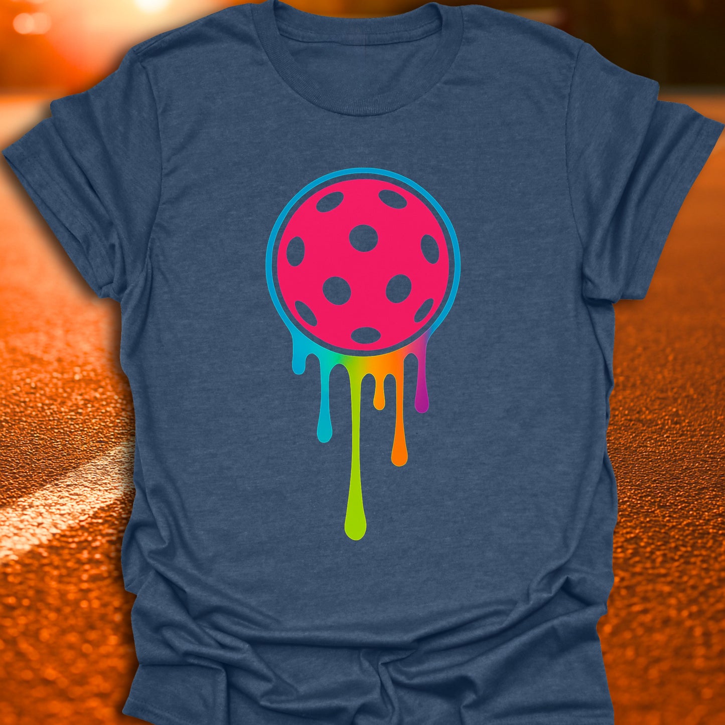 Neon Pickleball Drip T-Shirt