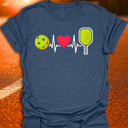 Pickleball Heart Beat T-Shirt