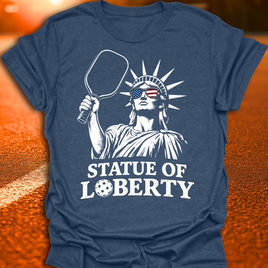 Statue Of LOBerty Pickleball T-Shirt