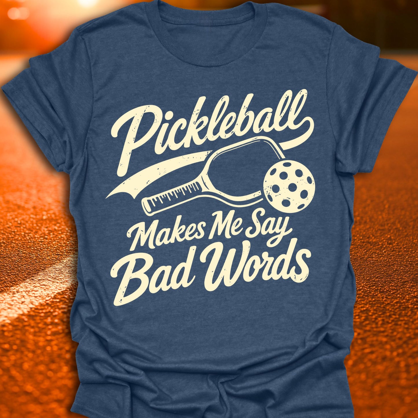 Bad Words Vintage Pickleball T-Shirt