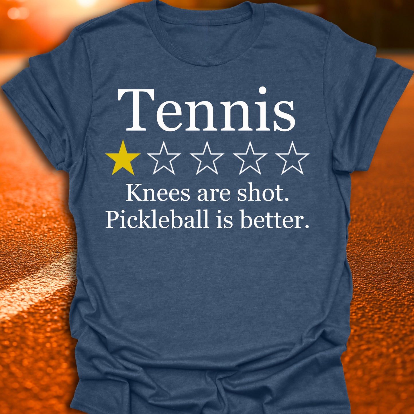 1 Star Tennis Pickleball T-Shirt