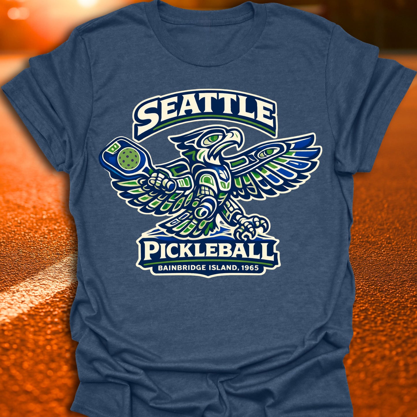 Seattle Throwback Pickleball T-Shirt