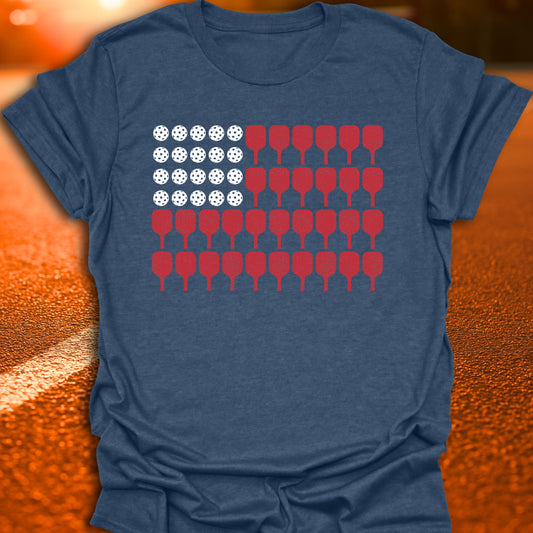 Pickleball Flag T-Shirt