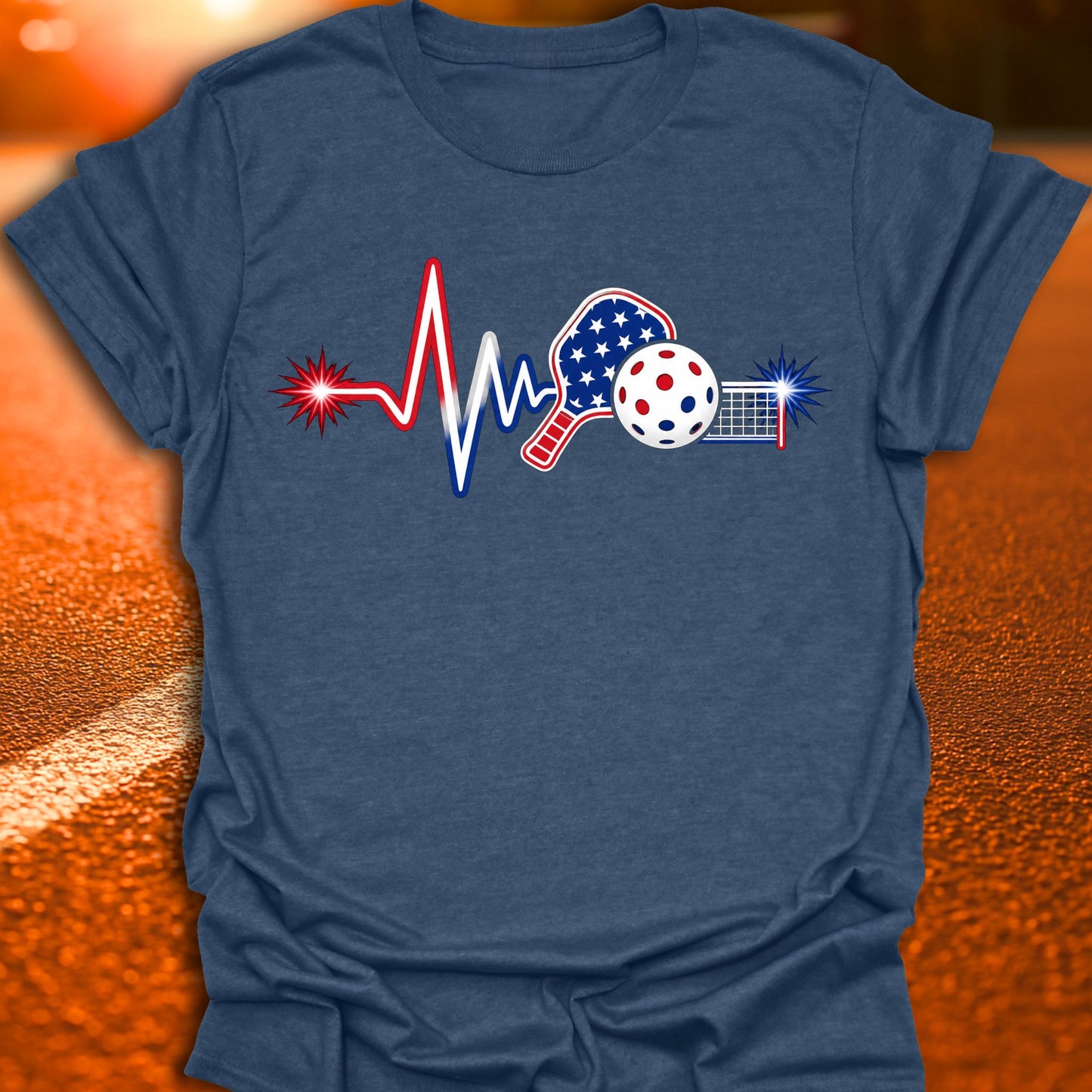 Patriotic Lifeline Pickleball T-Shirt