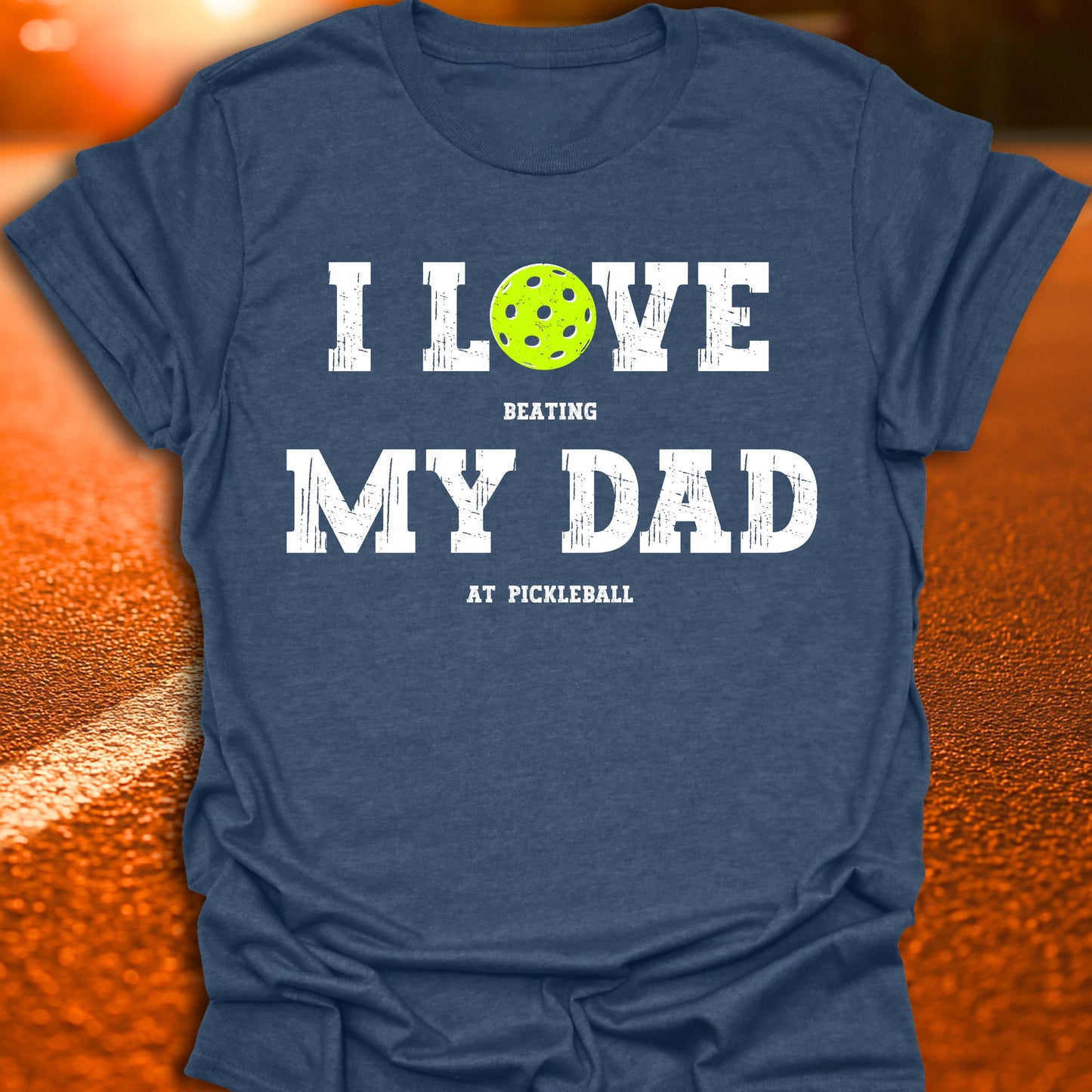 I Love My Dad Pickleball T-Shirt